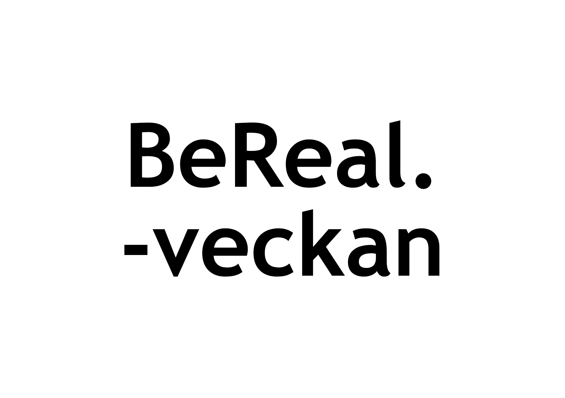BeReal-veckan
